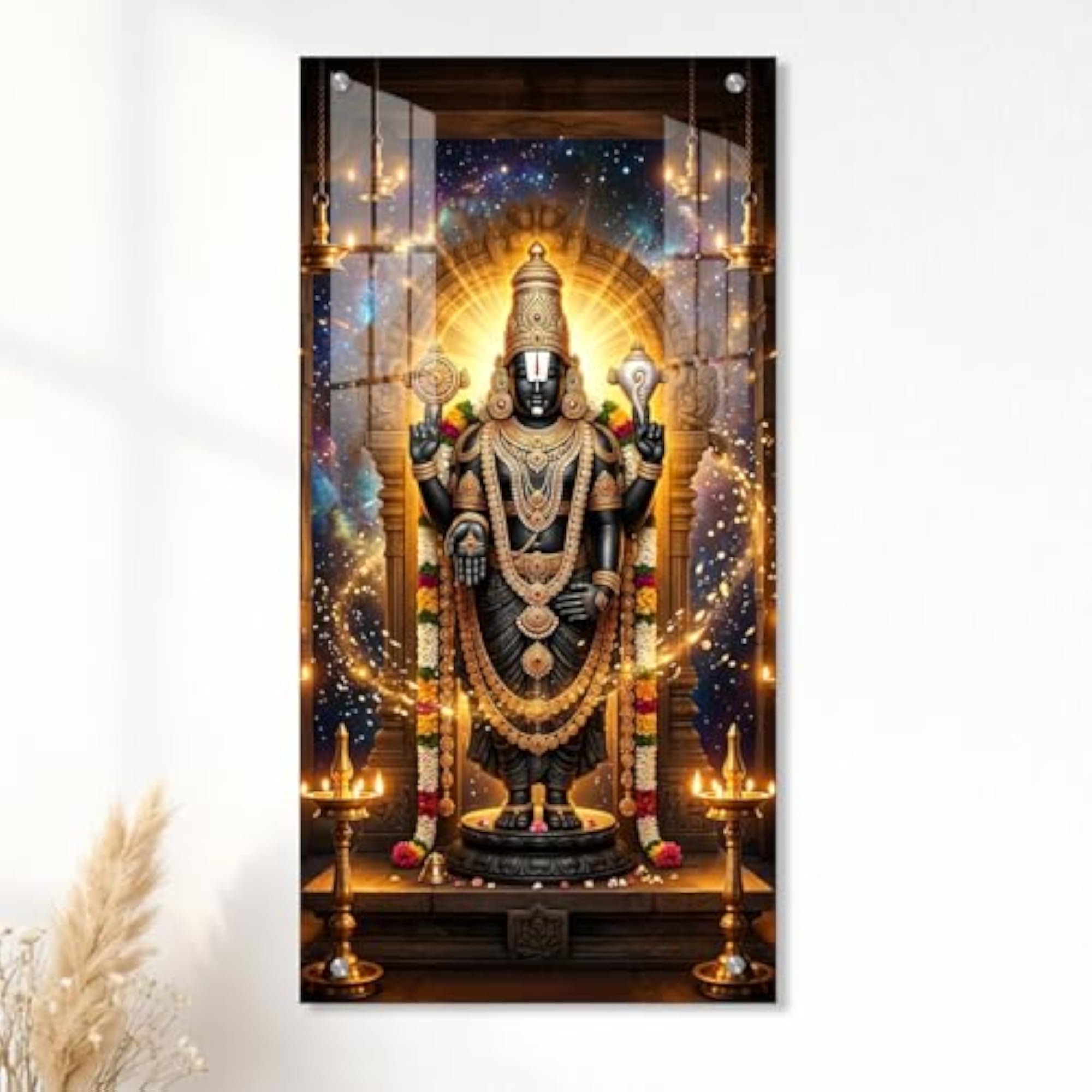 Tirupati Balaji Wall Painting for Home Decor